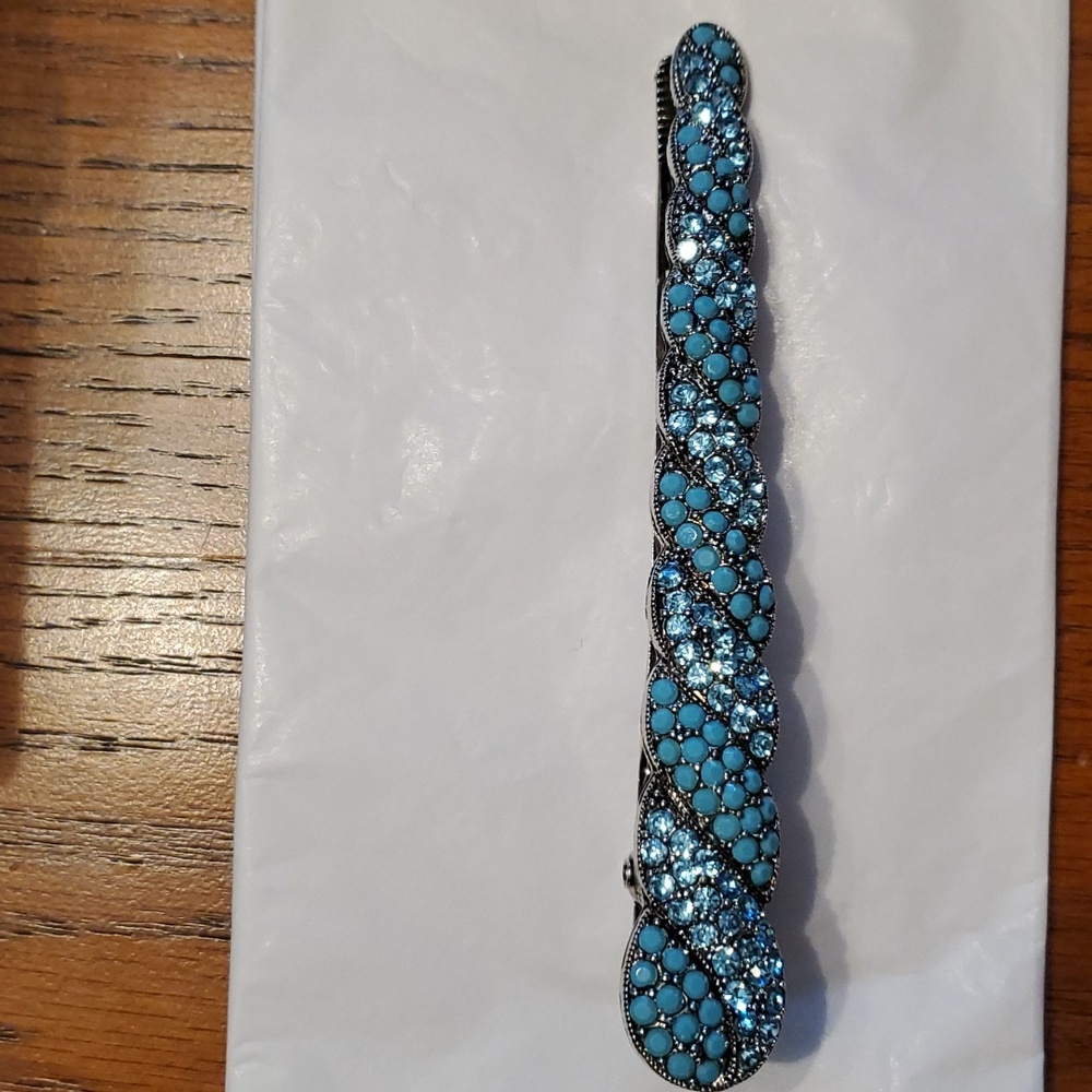 Turquoise and silver clasp